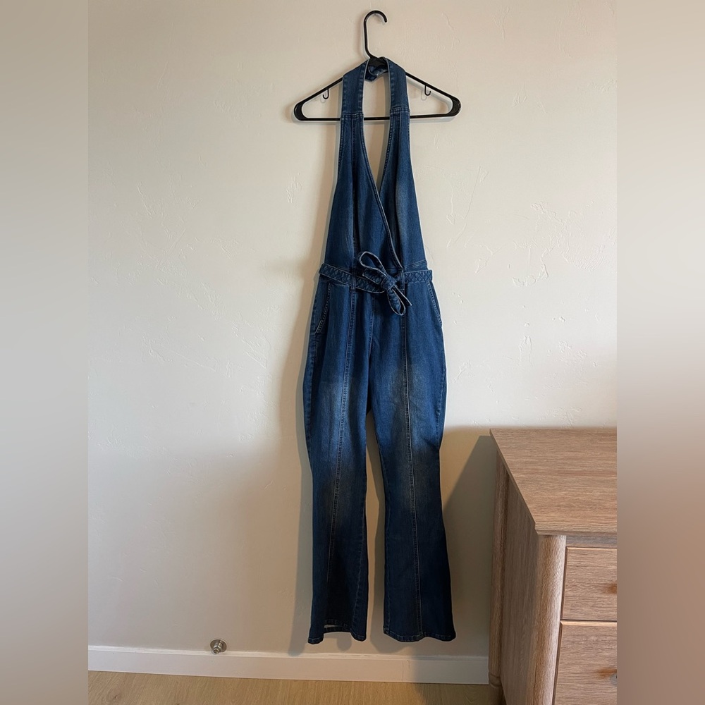 Women's Venus Blue Denim Jumpsuit